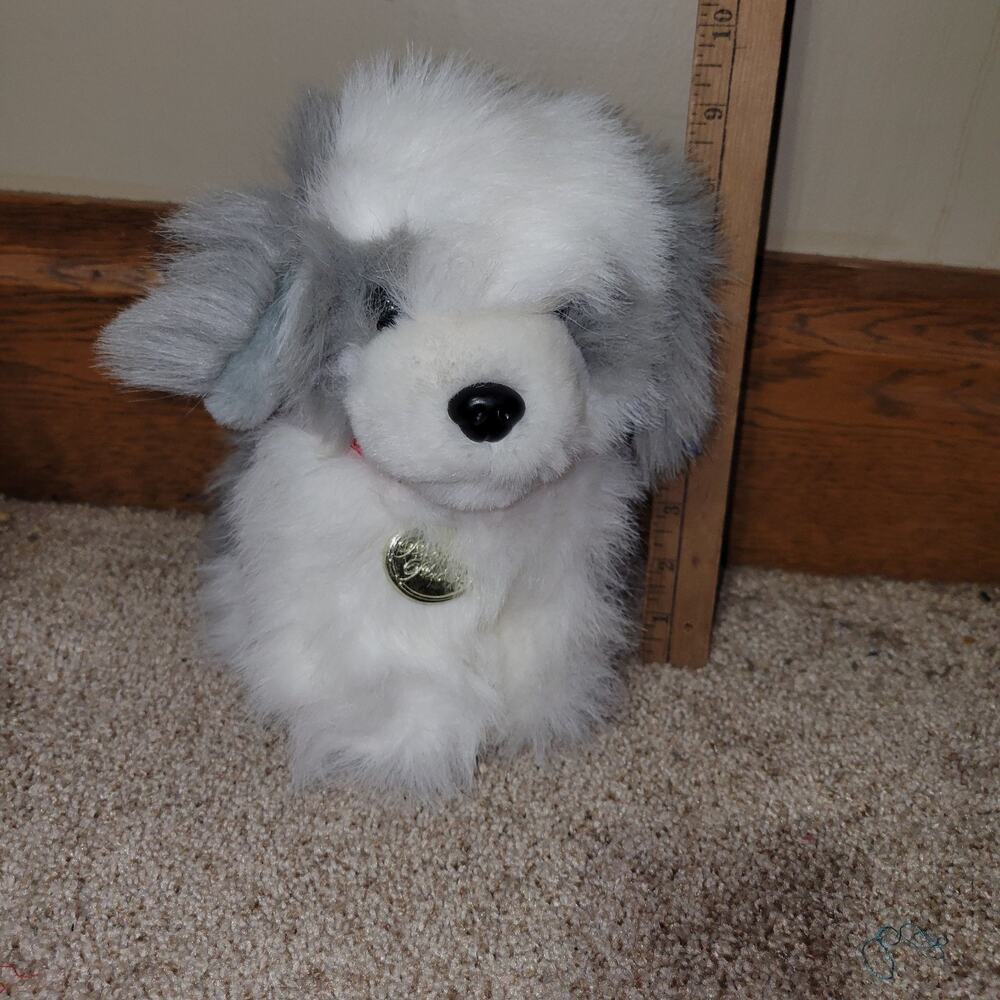 Exc! Tb Trading Co Old English Plush Sheepdog Stuffed Animal "Platinum Plus" Tag